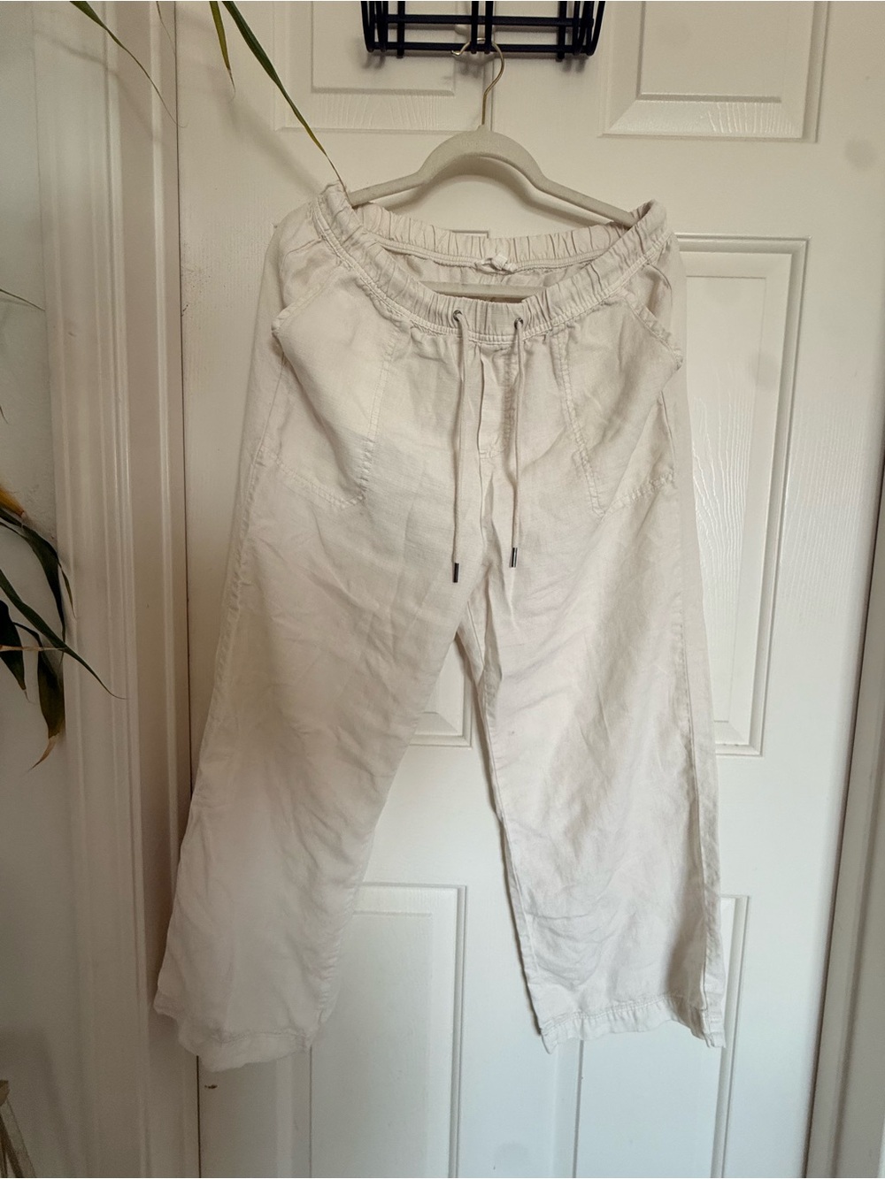 Splendid White Drawstring Sweatpants - Picture 2 of 8